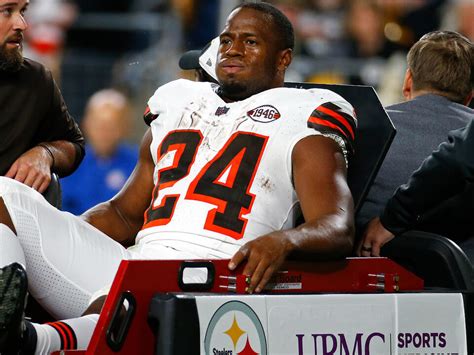 nick chub|nick chubb update injury.